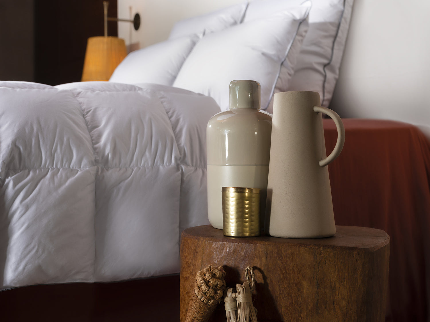 Couette naturelle absolue duvet d'oie gonflant