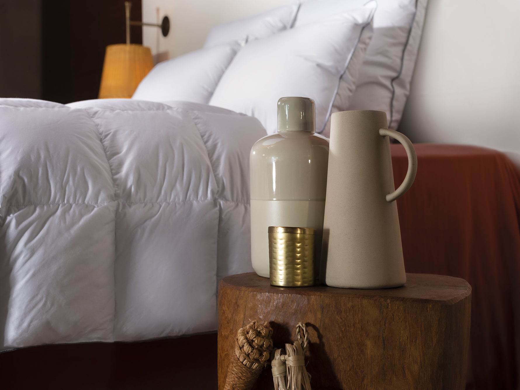 Couette naturelle absolue duvet d'oie gonflant