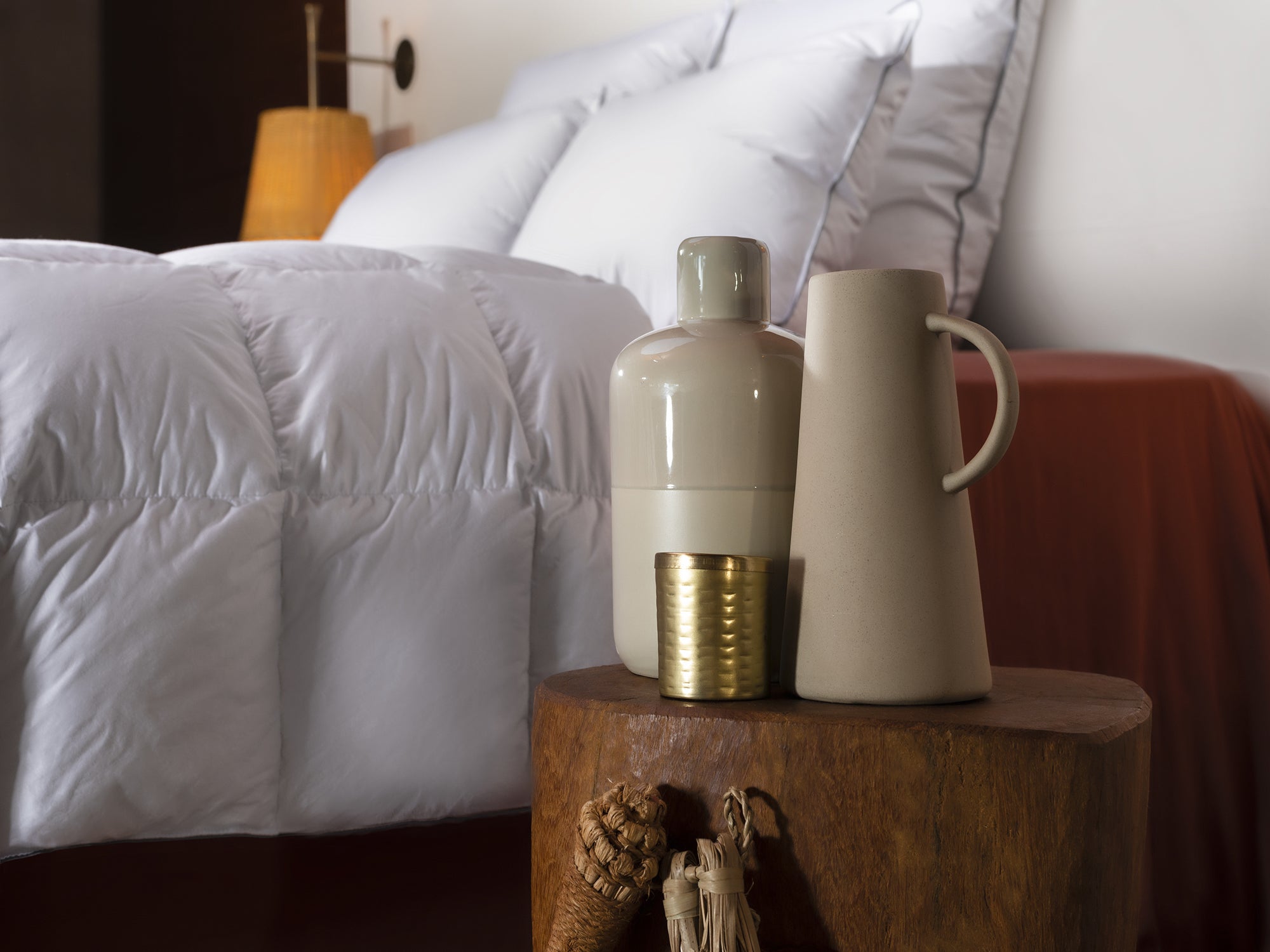 Couette naturelle absolue duvet d'oie gonflant