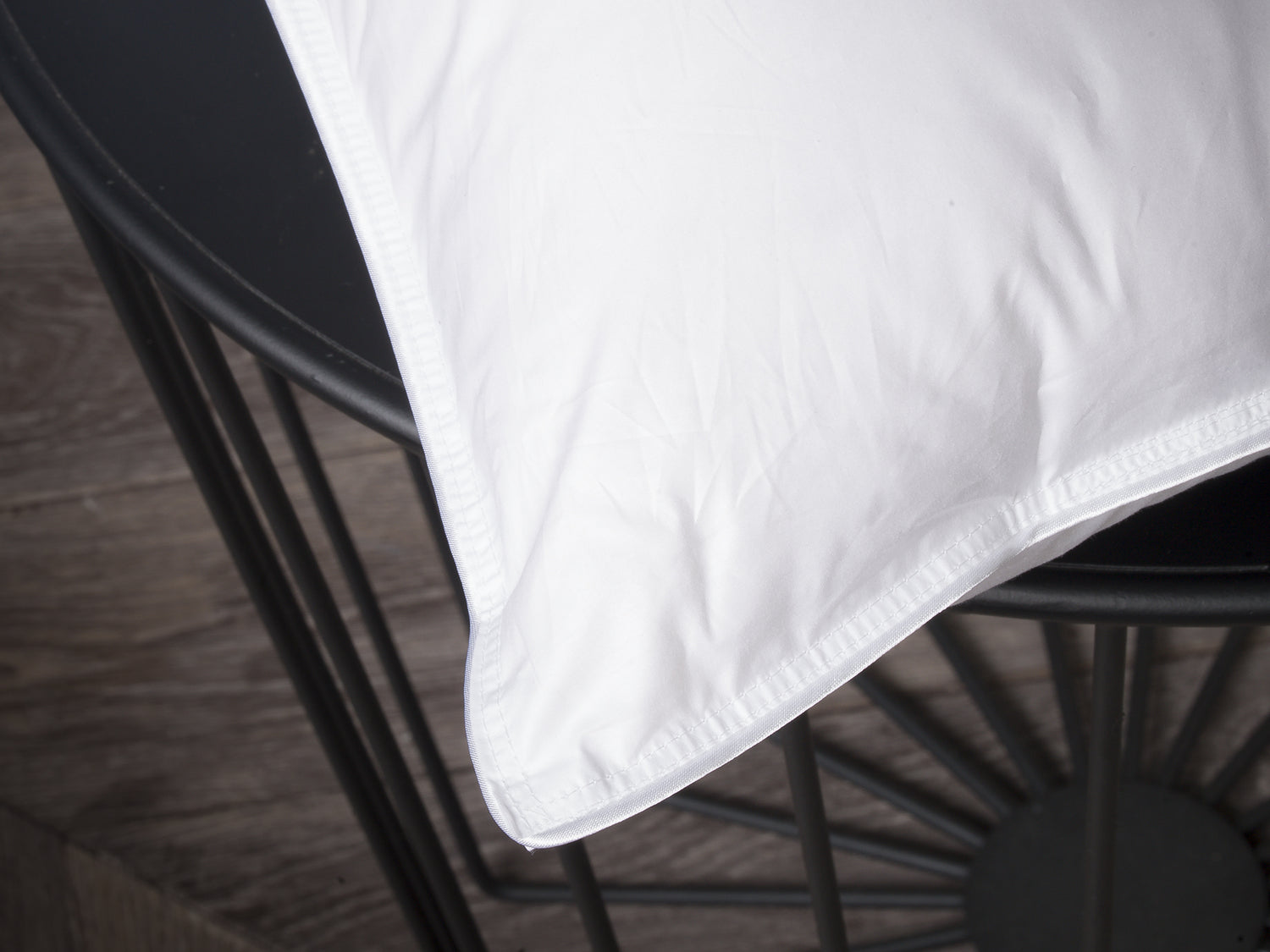 Finitions oreiller naturel 100% duvet d'oie