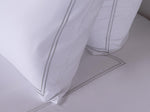 Finitions luxe de la taie d'oreiller Harmonie